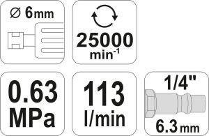 Szlifierka Yato YT-09632 5