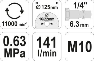 Szlifierka Yato YT-09675 4