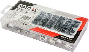 Yato Zestaw nitonakrętek aluminiowych M3 - M10 150szt. (YT-36460) 3
