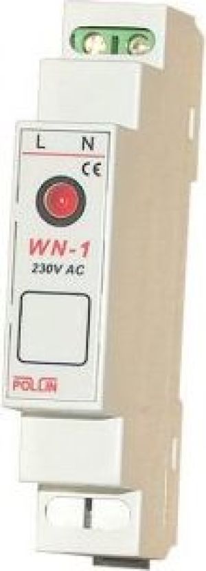 Pollin Wskaźnik napięcia LED 1-fazowy 230V AC TH35 (WN-1) 1
