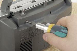 Wolfcraft Miniwkrętak z mechanizmem grzechotkowyn i 5 bitów (1237000) 4