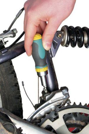 Wolfcraft Miniwkrętak z mechanizmem grzechotkowyn i 5 bitów (1237000) 6