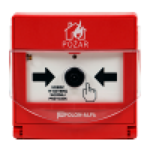 Polon-Alfa Ręczny ostrzegacz pożarowy (ROP 4001/ROP 4001M) 1