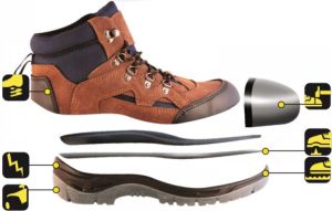 Dedra Trzewiki bezpieczne T2A zamszowe rozmiar 40 (BH9T2A-40) 2