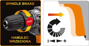 Wiertarko-wkrętarka Sthor sieciowa (78990) 3