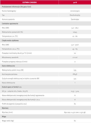 Piec gazowy Saunier Duval Kocioł gazowy 2-funkcyjny Isotwin Condens 30-B (S0010021901) 2