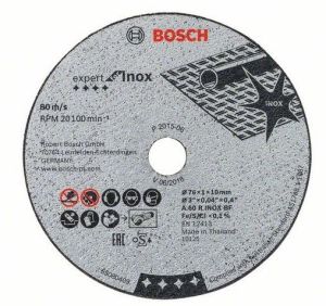 Bosch Tarcza tnąca Expert for Inox 76x1x10mm 5szt (2.608.601.520) 1