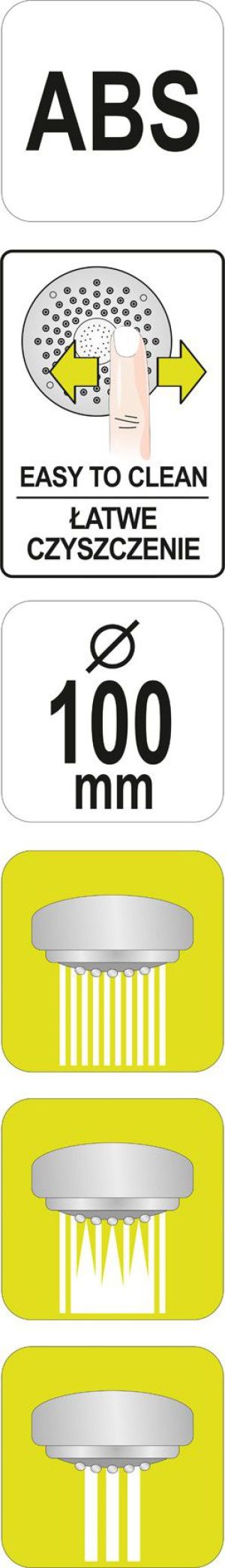 Słuchawka prysznicowa Fala  (75636) 3