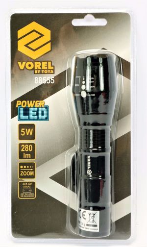 Latarka Vorel Latarka 5W 135x40mm (88555) 4