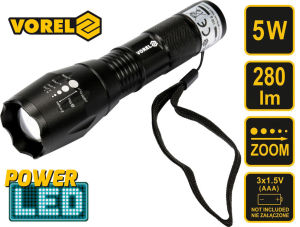 Latarka Vorel Latarka 5W 135x40mm (88555) 7