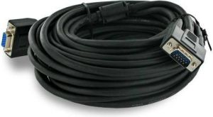 Kabel 4World D-Sub (VGA) - D-Sub (VGA) 10m czarny (06101) 1