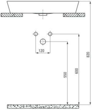 Umywalka Deante Tess 60cm (CDS 6U6S) 2