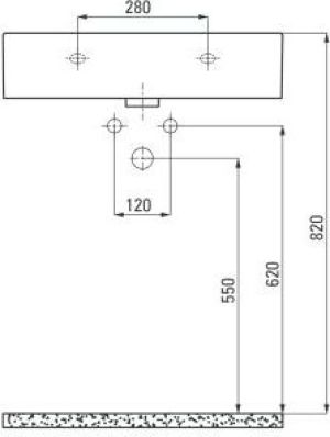 Umywalka Deante Temisto 60cm (CDT 6U6S) 2