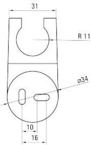 Deante Uchwyt punktowy Round (ANO 021U) 3