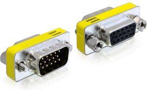 Adapter AV Delock D-Sub (VGA) - D-Sub (VGA) żółty (Z11735) 1