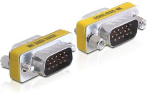 Adapter AV Delock D-Sub (VGA) - D-Sub (VGA) żółty (Z11523) 1