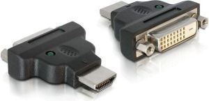 Adapter AV Delock Adapter HDMI - DVI-D czarny 0,2m (Z08461) 1