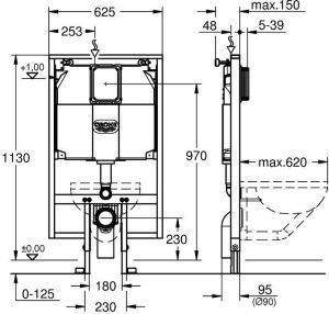Stelaż Grohe Rapid SL do WC (38994000) 2