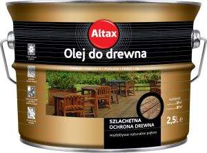 ALTAX Olej do drewna bezbarwny 0,75L 1