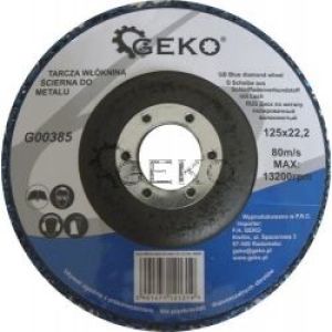 Geko Tarcza włóknina ścierna do metalu 125x22,2mm - G00385 1
