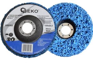 Geko Tarcza włóknina ścierna do metalu 125x22,2mm - G00385 3