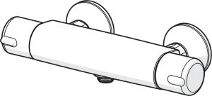 Bateria prysznicowa Oras Nova chrom (7470U) 2