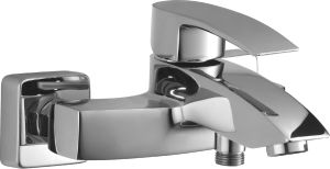 Bateria wannowa Omnires Murray ścienne chrom (MU6130) 1