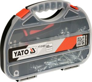 Yato Zaciskarka do kołków molly karton-gips z 60 kołkami (YT-51451) 1