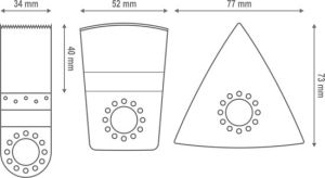 Power Up Wielofunkcyjne narzędzie oscylacyjne 400W (79239) 5