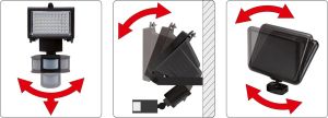 Naświetlacz Yato Reflektor solarny 4W SMD LED z czujnikiem ruchu (YT-81860) 4