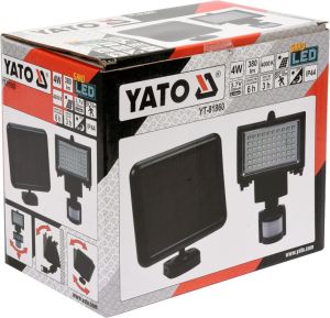 Naświetlacz Yato Reflektor solarny 4W SMD LED z czujnikiem ruchu (YT-81860) 5