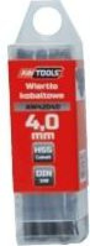 Wiertło AWTools do metalu kobaltowe walcowe 4mm 10szt. (AW42040) 2