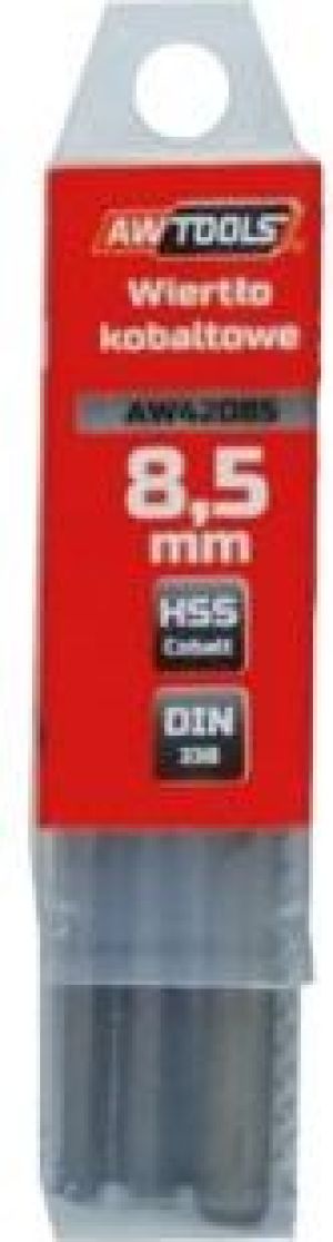 Wiertło AWTools kobaltowe walcowe 8,5mm 5szt. (AW42085) 2