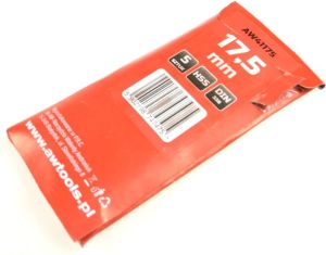 Wiertło AWTools do metalu HSS podtaczane 17,5mm 5szt. (AW41175) 2