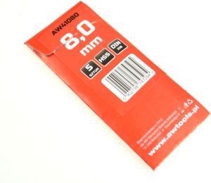 Wiertło AWTools do metalu HSS walcowe 8,5mm 5szt. (AW41085) 3