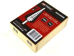 Wiertło AWTools stopniowe walcowe 4 6 10 12 14 16 8 18 20 30 32 22 24 28 26mm zestaw (AW40998) 2