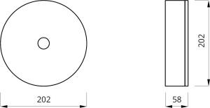 AWEX Oprawa awaryjna AXN IP65 ECO LED 3W 310lm 1h jednozadaniowa AT biała (AXNO/3W/ESE/AT/WH) 2