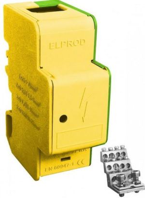 Simet Blok rozdzielczy modułowy 1-biegunowy 160A żółto-zielony LBR160A/13ż-z (84321009) 1