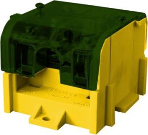 Simet Odgałęźnik instalacyjny 1-segmentowy (zacisk: 1x95mm2 - 4x35mm2)/ z pokrywą żółto-zielony LZ 1*95/35P (84063009) 1