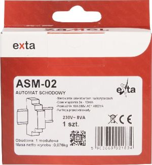 Zamel Automat schodowy 16A 230V AC 1Z 2sek-10min IP20 ASM-02 (EXT10000006) 5