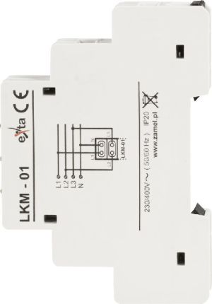 Zamel Wskaźnik zasilania 230V/400V 3xLED zielone LKM-01-20 (EXT10000037) 4