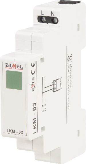 Zamel Wskaźnik zasilania 230V LED zielona LKM-03-20 (EXT10000045) 2