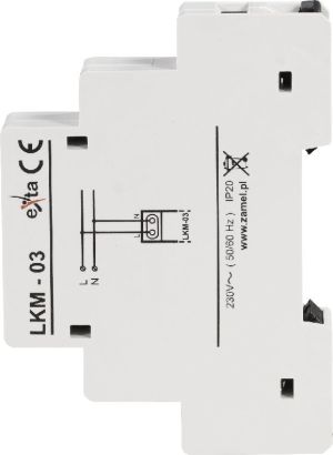 Zamel Wskaźnik zasilania 230V LED zielona LKM-03-20 (EXT10000045) 4