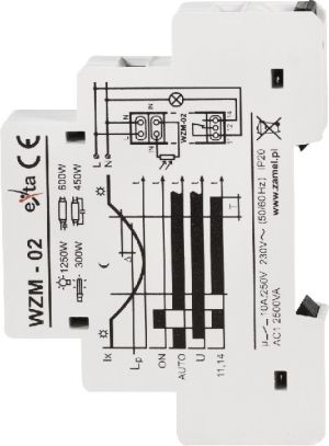 Zamel Wyłącznik zmierzchowy bez sondy 230V AC WZM-02 (EXT10000144) 4