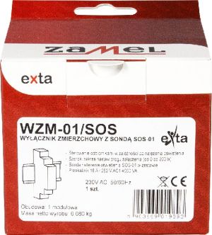Zamel Wyłącznik zmierzchowy z sondą SOS-01 16A 230V 0-200lx AC WZM-01/SOS (EXT10000143) 5