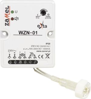 Zamel Wyłącznik zmierzchowy z sondą SOH-01 16A 1Z 230V AC IP20 WZN-01/S1 (EXT10000148) 2