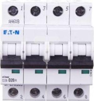 Eaton Wyłącznik nadprądowy 4P D 20A 6kA AC CLS6-D20/4-DP (270535) 1