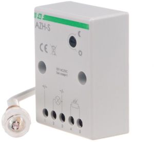 F&F Automat zmierzchowy z zewnętrzną sondą hermetyczną 2-1000lx 12V 16A (AZH-S-12V) 2