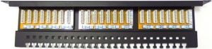 Digitus Patch panel kompletny 19 cali 24x RJ45 U/UTP kat. 6 1U z tacką czarny RAL 9005 (DN-91624U-EC) 1