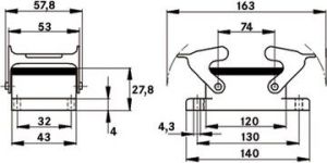 LAPP Obudowa gniazda pulpitowa IP65 EPIC H-B 24 AG (10102000) 2